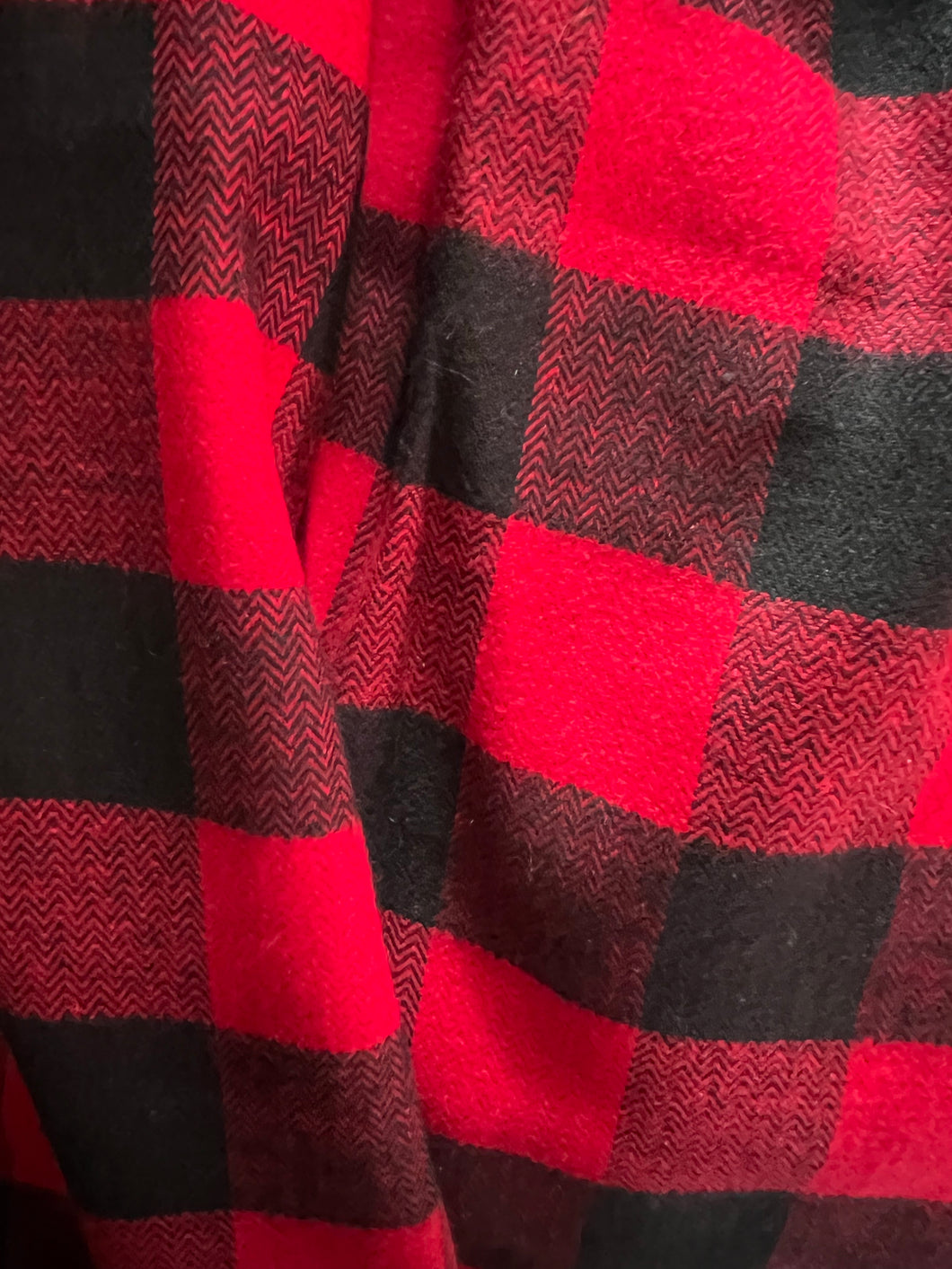 Red/Black Checkered (no stretch for headwrap)